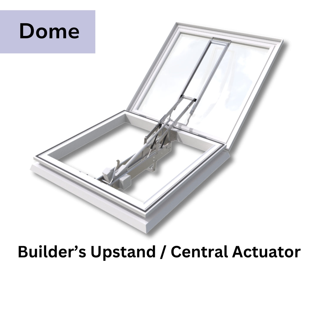 Lanterneau exutoire de fumée 1500 x 1500 mm de Mardome