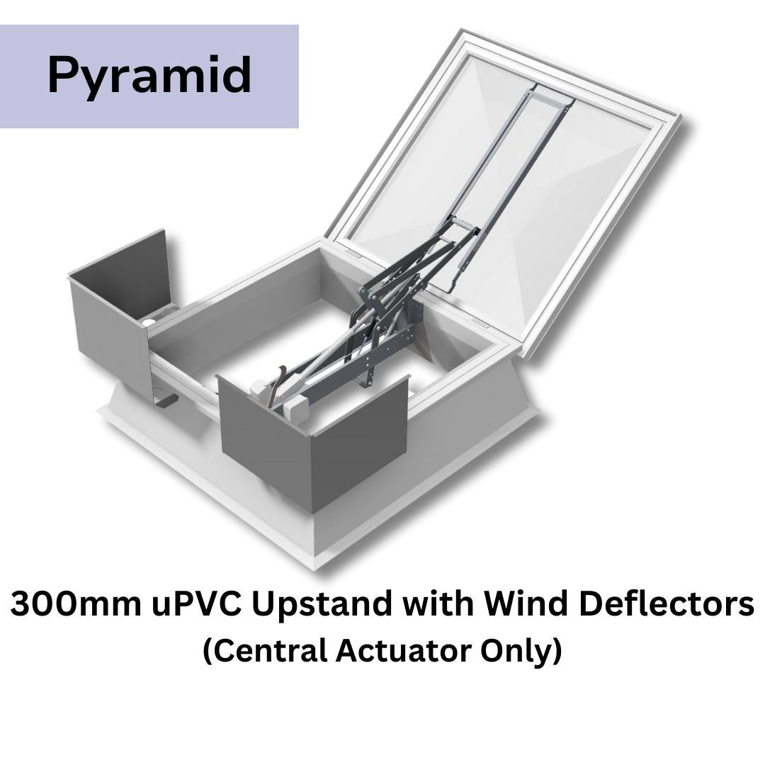 Lanterneau de ventilation de fumée 1350 x 1800 mm de Mardome