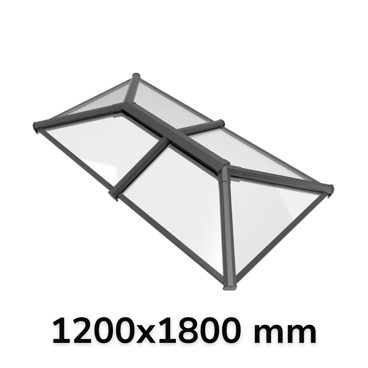 120 x 180 cm Stratus Aluminium Daklantaarn Stijl 2 (Traditioneel)