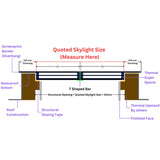 Op maat gemaakte frameloze modulaire lichtstraten