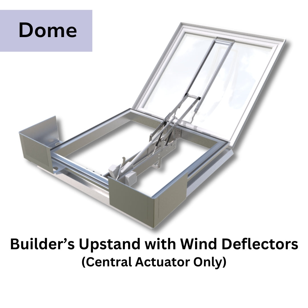 Lanterneau de ventilation de fumée 1050 x 1350 mm de Mardome