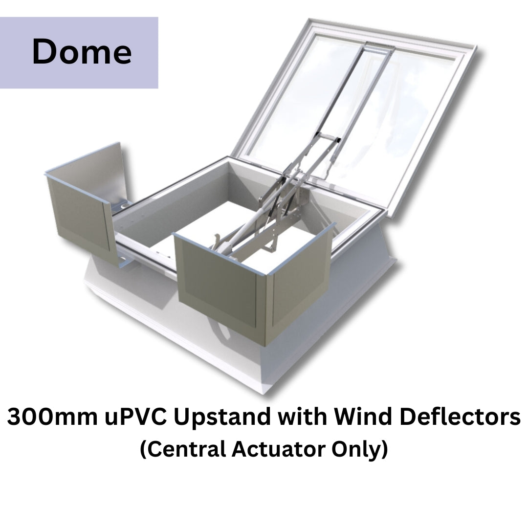 Lanterneau de ventilation de fumée 1650 x 1650 mm de Mardome