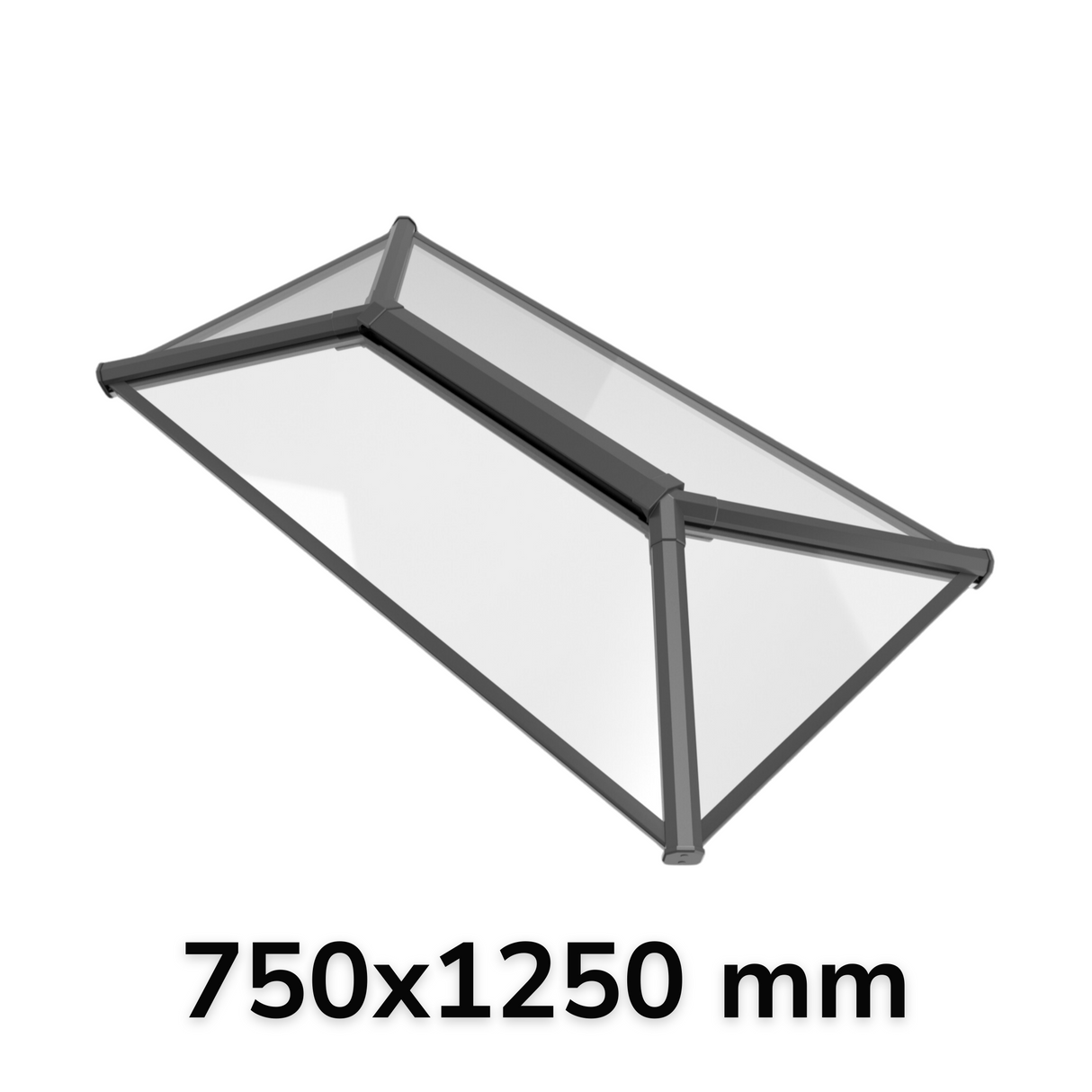 750 x 1250 mm Stratus Verrière de Toit en Aluminium Style 1 (Contemporain)