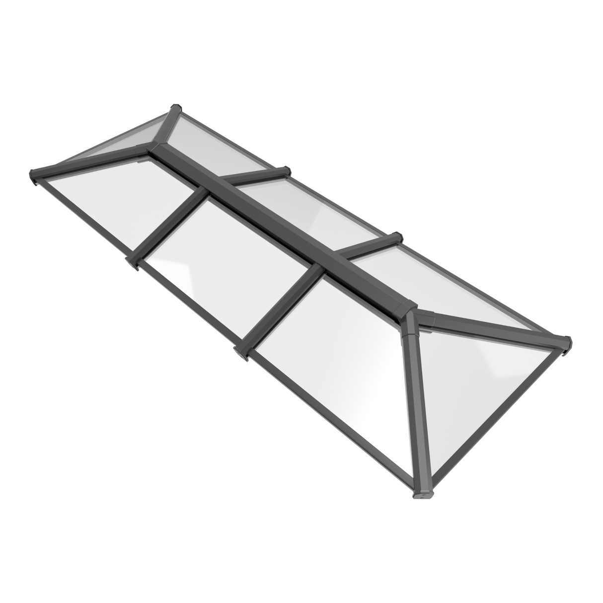 800 x 2500 mm Stratus Verrière de Toit en Aluminium Style 3 (Traditionnel)