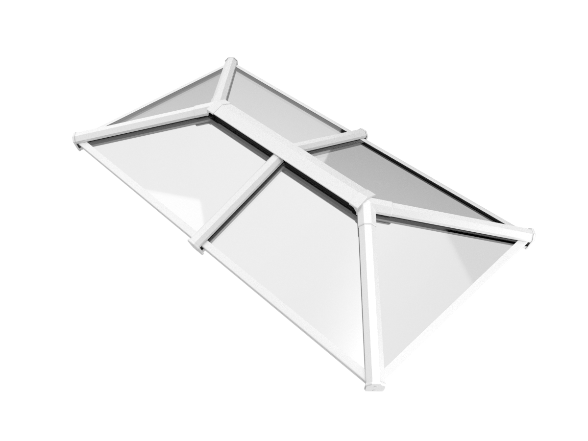 750 x 1800 mm Stratus Verrière de Toit en Aluminium Style 2 (Traditionnel)