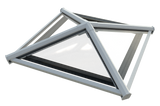 800 x 800 mm Stratus Verrière de Toit en Aluminium Style 8 (Pyramide)