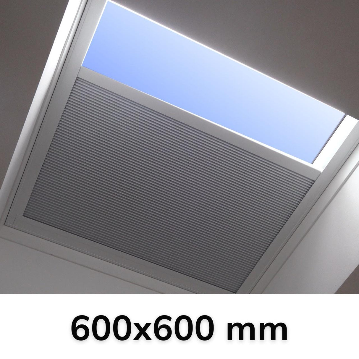 600 x 600 mm LD handmatige jaloezieën voor platte/schuine daken en lichtstraten