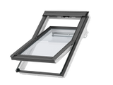 55x118 cm VELUX GGU CK06 0067 Manual Centre-Pivot Roof Window | White Polyurethane Maintenance Free | Triple Glazed.