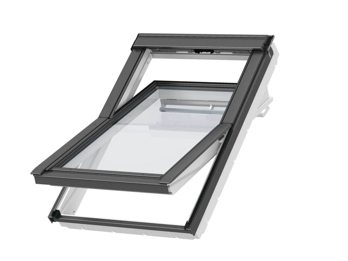 78x160 cm VELUX GGU MK10 0069 Manual Centre-Pivot Roof Window | White Polyurethane Maintenance Free | Triple Glazed.