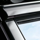 55x98 cm VELUX GGU CK04 0370 Manual Centre-Pivot Roof Window | White Polyurethane Maintenance Free | Double Glazed.