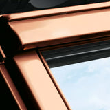 55x98 cm VELUX GGU CK04 0170 Manual Centre-Pivot Roof Window | White Polyurethane Maintenance Free | Double Glazed.