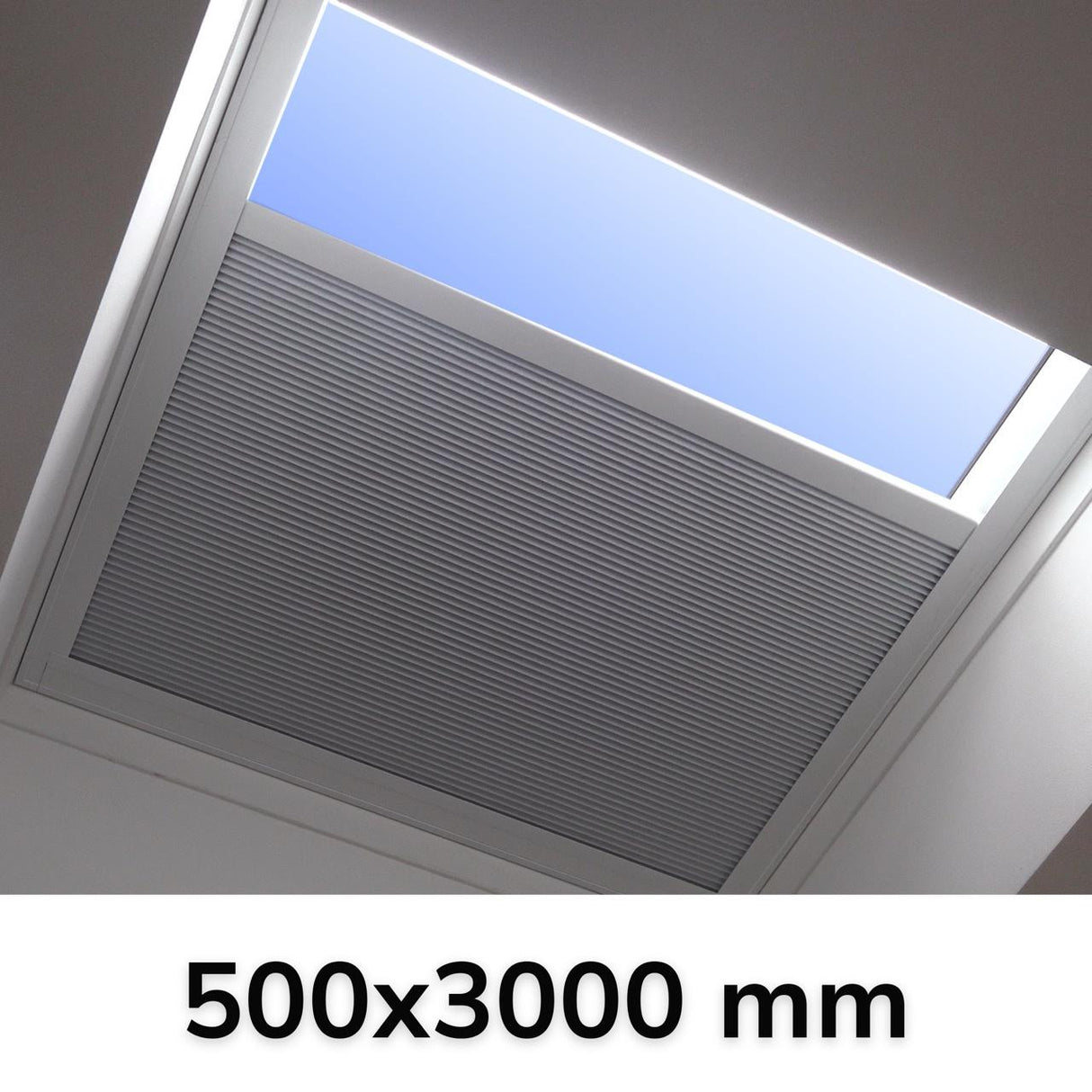 500 x 3000 mm LD handmatige jaloezieën voor platte/schuine daken en lichtstraten